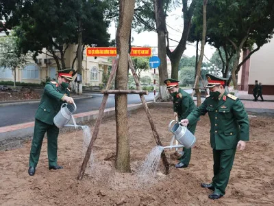 HỌC VIỆN HẬU CẦN TỔ CHỨC TẾT TRỒNG CÂY XUÂN NHÂM DẦN NĂM 2022