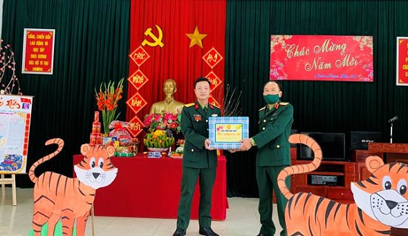 KIỂM TRA, CHÚC TẾT TẠI TIỂU ĐOÀN 1, HỌC VIỆN HẬU CẦN