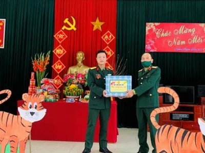KIỂM TRA, CHÚC TẾT TẠI TIỂU ĐOÀN 1, HỌC VIỆN HẬU CẦN