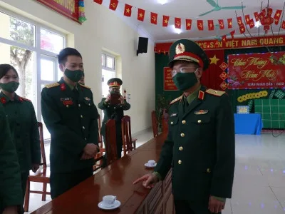 KIỂM TRA, CHÚC TẾT TẠI TIỂU ĐOÀN 3, HỌC VIỆN HẬU CẦN