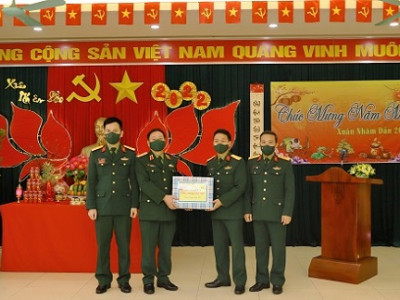 KIỂM TRA, CHÚC TẾT TẠI TIỂU ĐOÀN 2, HỌC VIỆN HẬU CẦN