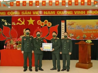 KIỂM TRA, CHÚC TẾT TẠI TIỂU ĐOÀN 2, HỌC VIỆN HẬU CẦN