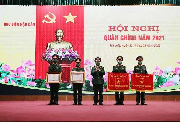 HỌC VIỆN HẬU CẦN TỔ CHỨC HỘI NGHỊ QUÂN CHÍNH NĂM 2021