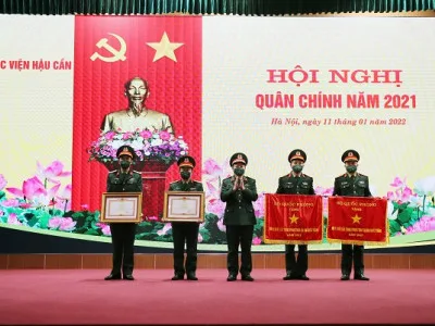 HỌC VIỆN HẬU CẦN TỔ CHỨC HỘI NGHỊ QUÂN CHÍNH NĂM 2021