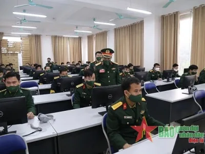 HỌC VIỆN HẬU CẦN TỔ CHỨC KIỂM TRA NHẬN THỨC CHÍNH TRỊ TRÊN MÁY TÍNH