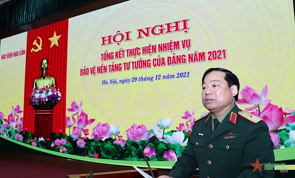 HỌC VIỆN HẬU CẦN TỔNG KẾT THỰC HIỆN NHIỆM VỤ BẢO VỆ NỀN TẢNG TƯ TƯỞNG CỦA ĐẢNG NĂM 2021