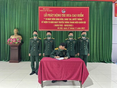 TUỔI TRẺ ĐOÀN CƠ SỞ TIỂU ĐOÀN 1 XUNG KÍCH THỰC HIỆN THẮNG LỢI NHIỆM VỤ CHÍNH TRỊ CỦA ĐƠN VỊ HƯỚNG TỚI KỶ NIỆM 70 NĂM NGÀY TRUYỀN THỐNG THANH NIÊN QUÂN ĐỘI.