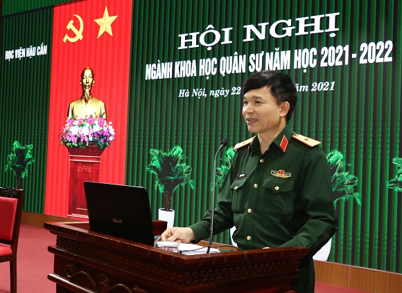 HỌC VIỆN HẬU CẦN  TRIỂN KHAI CÔNG TÁC KHOA HỌC QUÂN SỰ NĂM HỌC 2021-2022