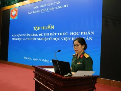 TẬP HUẤN XÂY DỰNG NGÂN HÀNG ĐỀ THI, ĐÁP ÁN THI KẾT THÚC HỌC PHẦN/MÔN HỌC VÀ THI TỐT NGHIỆP