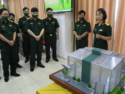 ĐÁNH GIÁ CÁC SẢN PHẨM CỦA HỌC VIỆN THAM GIA HỘI THI SÁNG KIẾN, CẢI TIẾN TRANG THIẾT BỊ ĐÀO TẠO NĂM 2021