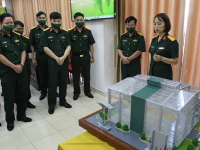 ĐÁNH GIÁ CÁC SẢN PHẨM CỦA HỌC VIỆN THAM GIA HỘI THI SÁNG KIẾN, CẢI TIẾN TRANG THIẾT BỊ ĐÀO TẠO NĂM 2021