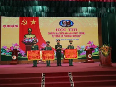 HỌC VIỆN HẬU CẦN TỔ CHỨC HỘI THI OLYMPIC CÁC MÔN KHOA HỌC MÁC - LÊNIN, TƯ TƯỞNG HỒ CHÍ MINH NĂM 2021