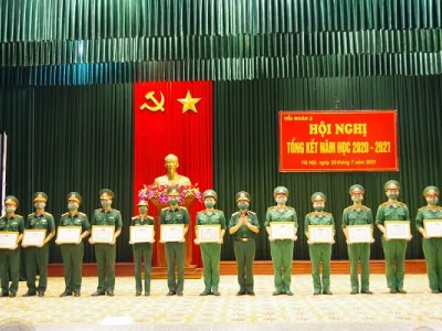 TIỂU ĐOÀN 2 TỔ CHỨC HỘI NGHỊ TỔNG KẾT NĂM HỌC 2020-2021