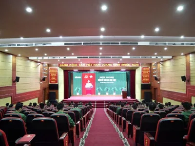 TIỂU ĐOÀN 1 TỔ CHỨC THÀNH CÔNG HỘI NGHỊ TỔNG KẾT  NĂM HỌC 2020 - 2021