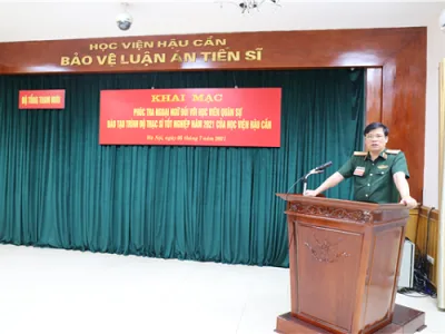 CỤC NHÀ TRƯỜNG PHÚC TRA NGOẠI NGỮ ĐỐI TƯỢNG HỌC VIÊN QUÂN SỰ ĐÀO TẠO TRÌNH ĐỘ THẠC SĨ TỐT NGHIỆP NĂM 2021 CỦA HỌC VIỆN HẬU CẦN