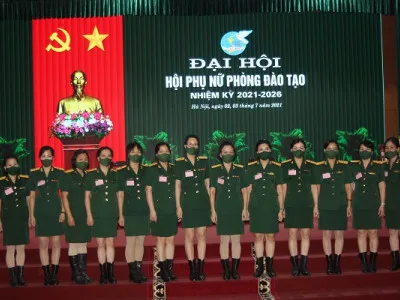 HỘI PHỤ NỮ PHÒNG ĐÀO TẠO TỔ CHỨC THÀNH CÔNG ĐẠI HỘI NHIỆM KỲ 2021-2026