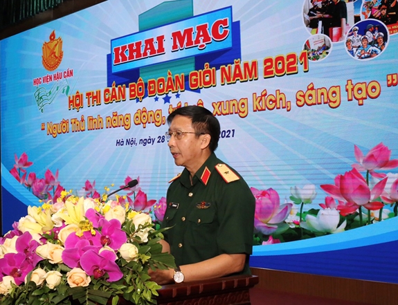 HỌC VIỆN HẬU CẦN KHAI MẠC HỘI THI CÁN BỘ ĐOÀN GIỎI NĂM 2021