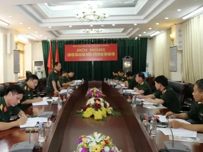 ĐOÀN CÔNG TÁC CỤC NHÀ TRƯỜNG LÀM VIỆC VỚI HỌC VIỆN HẬU CẦN