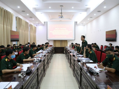 BÀN GIAO ĐÀO TẠO NHÂN VIÊN NGÀNH HẬU CẦN QUÂN ĐỘI