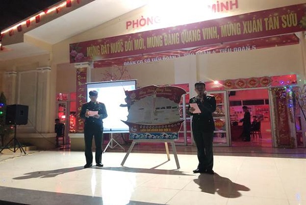 ĐOÀN CƠ SỞ TIỂU ĐOÀN 2 TỔ CHỨC HỘI THI BÌNH BÁO XUÂN NHÂN DỊP TẾT NGUYÊN ĐÁN TÂN SỬU 2021