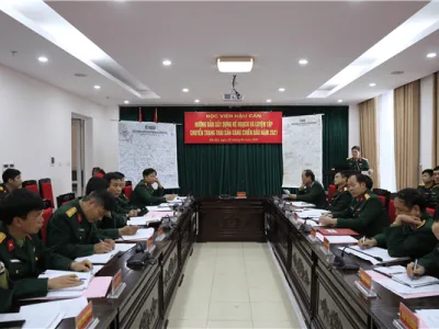 VĂN PHÒNG HƯỚNG DẪN XÂY DỰNG KẾ HOẠCH LUYỆN TẬP CHUYỂN TRẠNG THÁI SẴN SÀNG CHIẾN ĐẤU CỦA HỌC VIỆN HẬU CẦN NĂM 2021