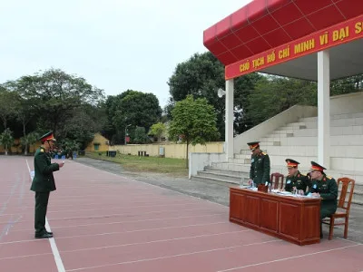 KIỂM TRA ĐIỀU LỆNH ĐỘI NGŨ HỌC KỲ I NĂM 2021