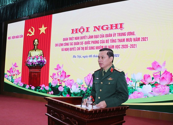 HỌC VIỆN HẬU CẦN QUÁN TRIỆT CÁC NGHỊ QUYẾT, CHỈ THỊ NĂM 2021