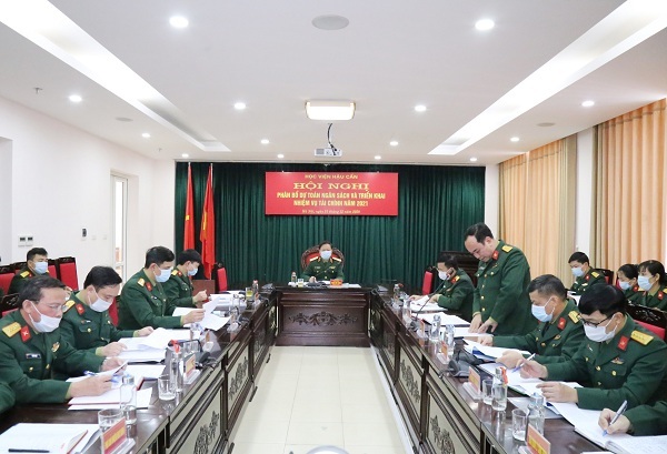 HỌC VIỆN HẬU CẦN TỔ CHỨC HỘI NGHỊ PHÂN BỔ DỰ TOÁN NGÂN SÁCH VÀ TRIỂN KHAI NHIỆM VỤ TÀI CHÍNH NĂM 2020