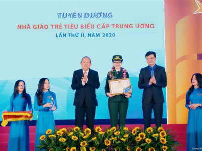 NHÀ GIÁO TRẺ TIÊU BIỂU CẤP TRUNG ƯƠNG, TẤM GƯƠNG ĐIỂN HÌNH CỦA THANH NIÊN HỌC VIỆN HẬU CẦN