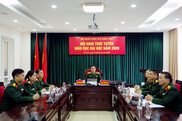 HỌC VIỆN HẬU CẦN TỔ CHỨC DỰ HỘI NGHỊ TRỰC TUYẾN GIÁO DỤC ĐẠI HỌC NĂM 2020