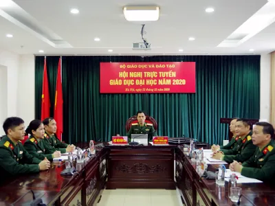 HỌC VIỆN HẬU CẦN TỔ CHỨC DỰ HỘI NGHỊ TRỰC TUYẾN GIÁO DỤC ĐẠI HỌC NĂM 2020