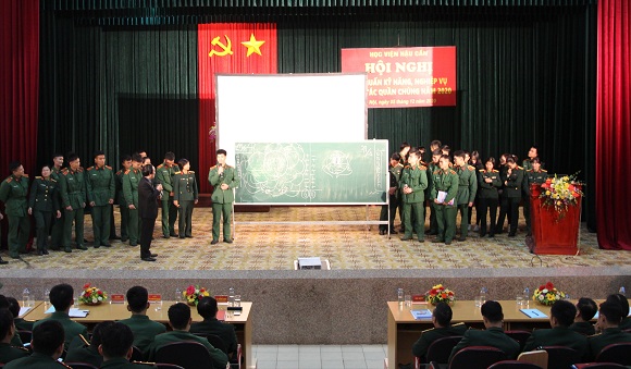 HỌC VIỆN HẬU CẦN TẬP HUẤN KỸ NĂNG, NGHIỆP VỤ CÔNG TÁC QUẦN CHÚNG NĂM 2020