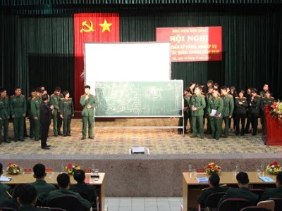 HỌC VIỆN HẬU CẦN TẬP HUẤN KỸ NĂNG, NGHIỆP VỤ CÔNG TÁC QUẦN CHÚNG NĂM 2020