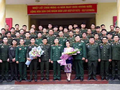 GẶP MẶT KỶ NIỆM 45 NĂM QUỐC KHÁNH NƯỚC CỘNG HÒA DÂN CHỦ NHÂN DÂN LÀO