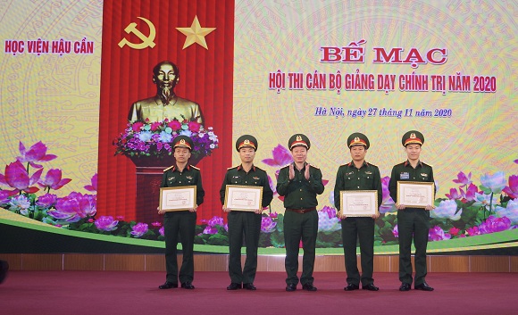 HỌC VIỆN HẬU CẦN BẾ MẠC HỘI THI CÁN BỘ GIẢNG DẠY CHÍNH TRỊ NĂM 2020