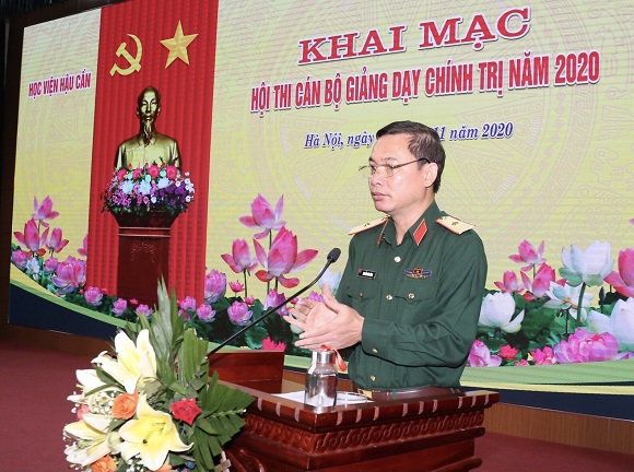 HỌC VIỆN HẬU CẦN KHAI MẠC HỘI THI CÁN BỘ GIẢNG DẠY CHÍNH TRỊ NĂM 2020