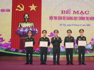 HỌC VIỆN HẬU CẦN BẾ MẠC HỘI THI CÁN BỘ GIẢNG DẠY CHÍNH TRỊ NĂM 2020