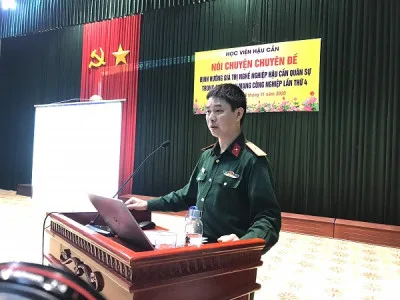 HỌC VIỆN HẬU CẦN TỔ CHỨC ĐỊNH HƯỚNG GIÁ TRỊ NGHỀ NGHIỆP HẬU CẦN QUÂN SỰ CHO ĐỐI TƯỢNG ĐÀO TẠO SQHC CẤP PHÂN ĐỘI KHÓA 27