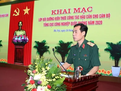 KHAI MẠC LỚP BỒI DƯỠNG CÔNG TÁC HẬU CẦN CHO CÁN BỘ TỔNG CỤC CÔNG NGHIỆP QUỐC PHÒNG NĂM 2020