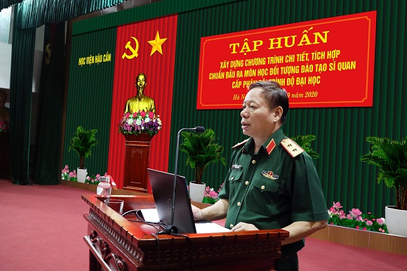 TẬP HUẤN XÂY DỰNG CHƯƠNG TRÌNH CHI TIẾT DỰA TRÊN CHUẨN ĐẦU RA MÔN HỌC