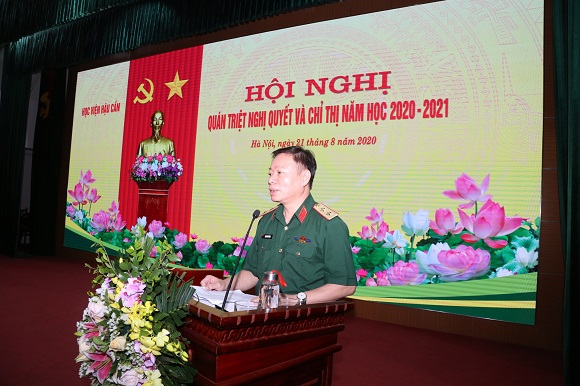 HỌC VIỆN HẬU CẦN QUÁN TRIỆT NGHỊ QUYẾT, CHỈ THỊ NĂM HỌC 2020-2021