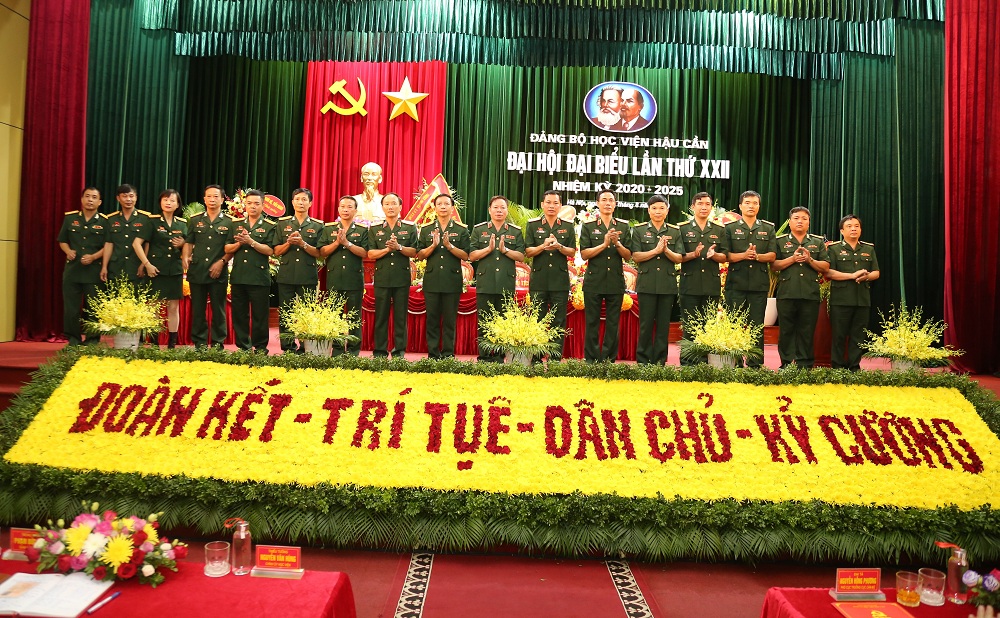 ĐẠI HỘI ĐẠI BIỂU ĐẢNG BỘ HỌC VIỆN HẬU CẦN LẦN THỨ XXII NHIỆM KỲ 2020-2025 THÀNH CÔNG TỐT ĐẸP