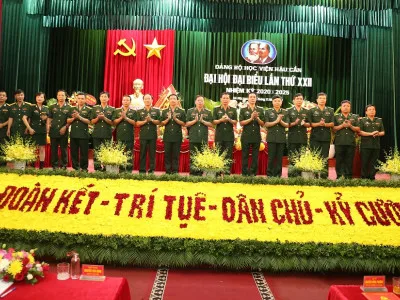 ĐẠI HỘI ĐẠI BIỂU ĐẢNG BỘ HỌC VIỆN HẬU CẦN LẦN THỨ XXII NHIỆM KỲ 2020-2025 THÀNH CÔNG TỐT ĐẸP