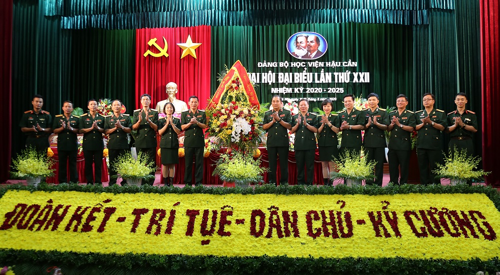 KHAI MẠC ĐẠI HỘI ĐẠI BIỂU ĐẢNG BỘ HỌC VIỆN HẬU CẦN LẦN THỨ XXII, NHIỆM KỲ 2020-2025