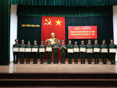 HỌC VIỆN HẬU CẦN TỔNG KẾT THỰC HIỆN CHIẾN LƯỢC PHÁT TRIỂN GIÁO DỤC VÀ ĐÀO TẠO