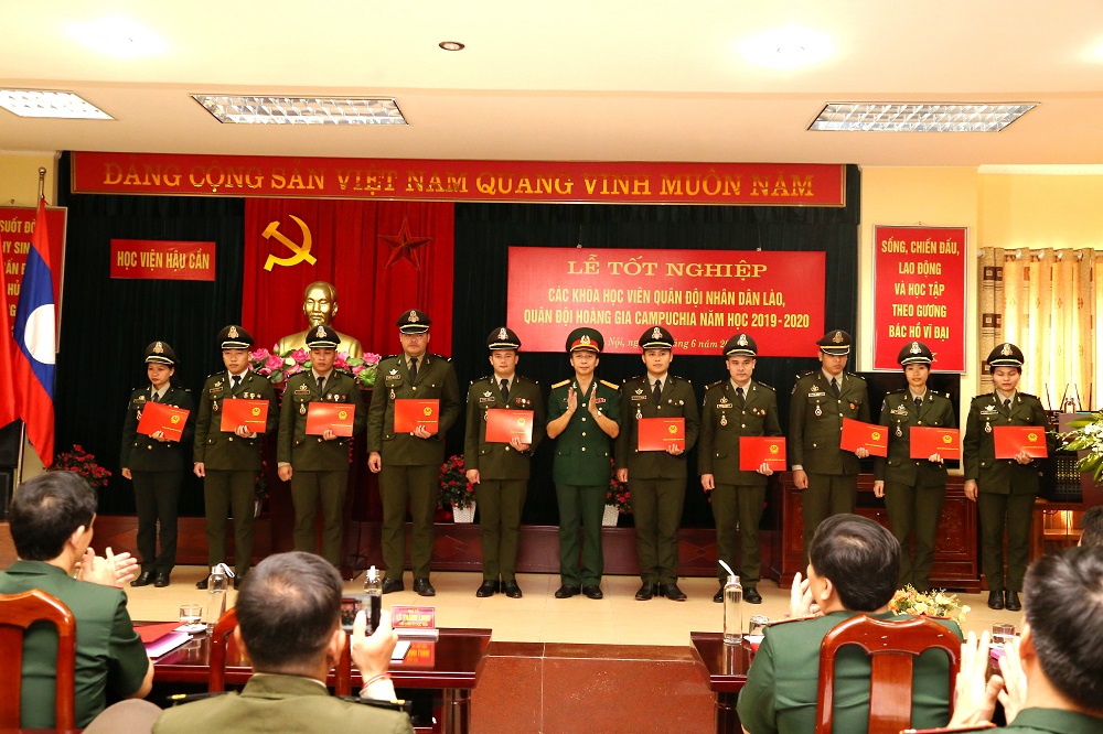 HỌC VIỆN HẬU CẦN TỔ CHỨC LỄ TỐT NGHIỆP  CHO HỌC VIÊN HỆ QUỐC TẾ RA TRƯỜNG NĂM 2020