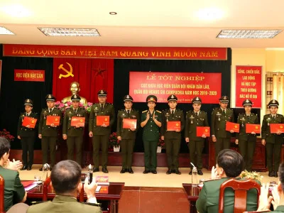 HỌC VIỆN HẬU CẦN TỔ CHỨC LỄ TỐT NGHIỆP  CHO HỌC VIÊN HỆ QUỐC TẾ RA TRƯỜNG NĂM 2020