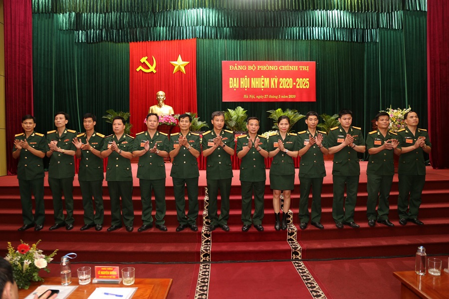 ĐẢNG BỘ PHÒNG CHÍNH TRỊ TỔ CHỨC THÀNH CÔNG ĐẠI HỘI NHIỆM KỲ 2020-2025