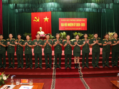 ĐẢNG BỘ PHÒNG CHÍNH TRỊ TỔ CHỨC THÀNH CÔNG ĐẠI HỘI NHIỆM KỲ 2020-2025