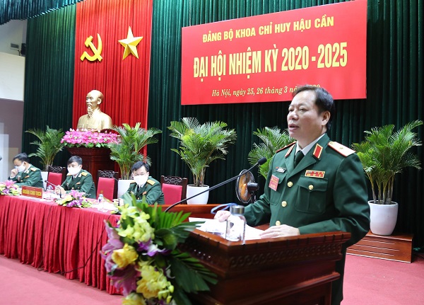 HỌC VIỆN HẬU CẦN TỔ CHỨC ĐẠI HỘI LÀM TRƯỚC CẤP ĐẢNG BỘ CƠ SỞ